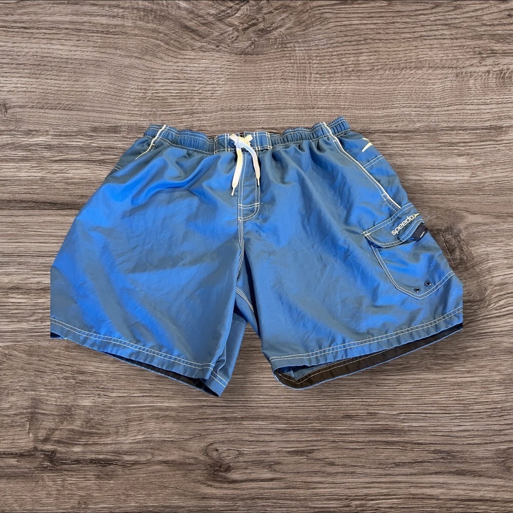 Speedo Men’s Blue Swim Trunks Swim Suit Size XXL